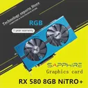 SAPPHIRE RX 580 8G NiTRO + Игровые Видеокарты Radeon RX 580 8G графическая карта RGB (art.: 3920bf82c82b8)