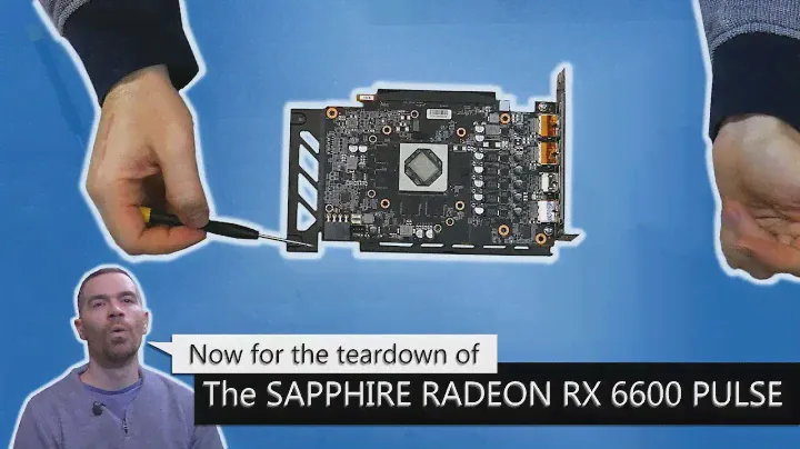 The SAPPHIRE RADEON RX 6600 PULSE - Teardown