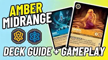 DOMINATE THE META WITH THIS DECK!! | Amber Sapphire Midrange Lorcana Deck Profile Guide + Gameplay