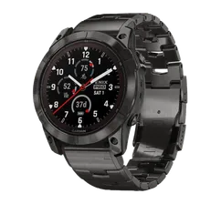 Garmin Fenix 7X Pro Sapphire Solar Edition Carbon Gray DLC Titanium Black