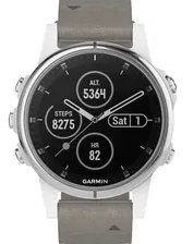 Умные часы Garmin Fenix 5S Plus Sapphire С Замшевым Ремешком