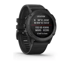 Часы Garmin TACTIX DELTA Sapphire Edition - Черное DLC-покрытие с черным ремешком (010-02357-01)