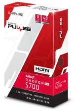 Видеокарта Sapphire Pulse Radeon RX 5700 1540MHz PCI-E 4.0 8192MB 14000MHz 256 bit HDMI 3xDisplayPort HDCP Retail