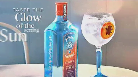 Bombay Sapphire Sunset