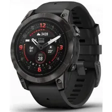 Умные часы Garmin Epix Pro (Gen 2) Sapphire Edition Titanium, чёрный