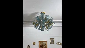 Censlighting - Banastas Luxurious Sapphire Inspired Arrayed Crystal Pendant Light - Room Showcase