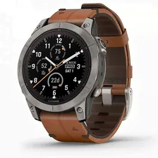 Смарт-часы Garmin Fenix 7 Pro Sapphire Solar Titanium/Chestnut Leather Band