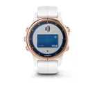 Умные часы Garmin Fenix 5S Plus Sapphire Rose Gold/Gold (Розовое золото/белый)