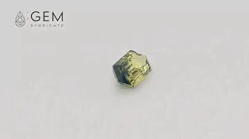 Natural Blue Green Bi-color Sapphire Hex