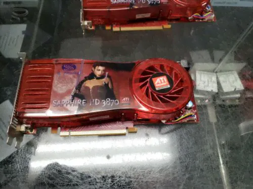 used ATI Radeon Sapphire HD 3870 512Mb GDDR4 PCI-E x16 Graphics Card free ship