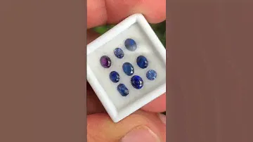 9 stone parcel of natural ceylon blue sapphire ovals !!