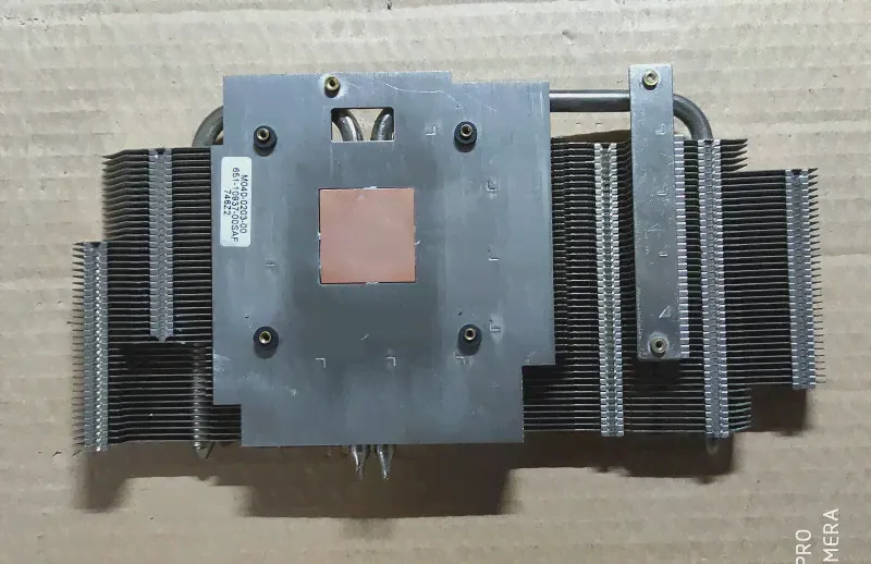 🛍 Оригинальный радиатор для видеокарты SAPPHIRE RX470 RX480 RX570 RX580 шаг 53x53 мм-3