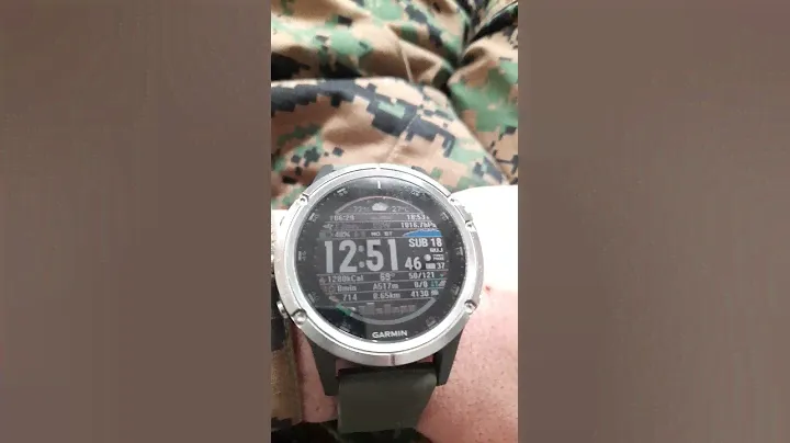 Garmin Fenix 5 Plus Sapphire crystal Titanium