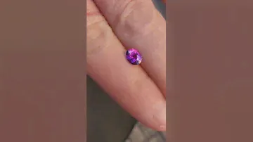 Purple Sapphire Oval