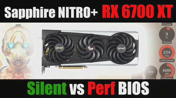 Sapphire NITRO+ RX 6700 XT 12G | Silent vs Performance BIOS