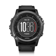 Garmin Спортивные часы Фитнес-браслет Garmin "Fenix 3 Sapphire HR", цвет: черный, серый. 010-01338-71, цвет черный, серый
