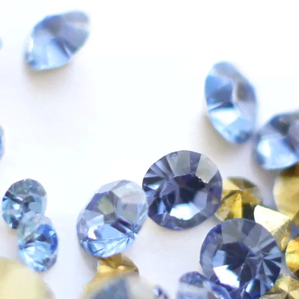 Стразы SWAROVSKI Light Sapphire, микс размеров в пакете, Crystalland, 144шт-3