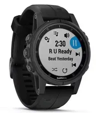 Смарт-часы Garmin Fenix 5S PLUS Sapphire черные