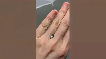 0.97ct light teal oval Montana sapphire by Anueva Jewelry