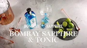 Bombay Sapphire Gin and Tonic [Cocktail Recipe]