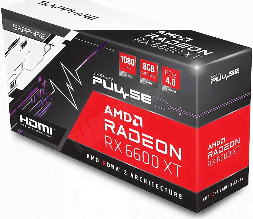 Видеокарта Sapphire Radeon RX 6600 XT Pulse Gaming OC 8GB (11309-03-20G)-4