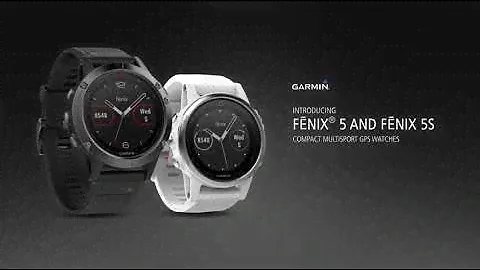 Garmin fenix 5 e fenix 5S - Apresentação