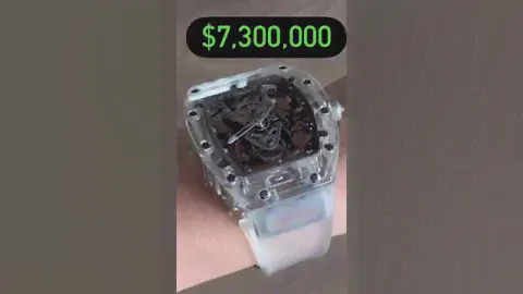 *INSANE* $7,300,000 Richard Mille!!! #recommended #viral #foryou #jewelry #richardmille #tiktok #ig