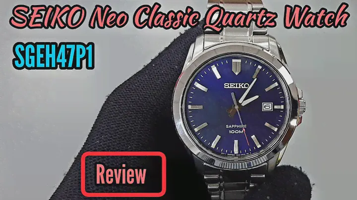 Seiko Quartz Sapphire Blue Dial Stainless Steel Mens Watch SGEH47P1 Review | Watch Repair Channel
