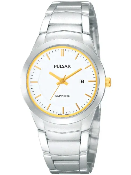 Часы Pulsar Ladies Silver White Gold Sapphire-1