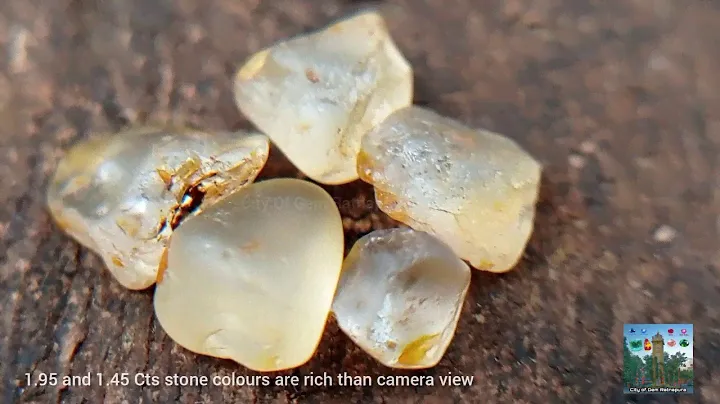CEYLON NATURAL YELLOW SAPPHIRE ROUGH LOT