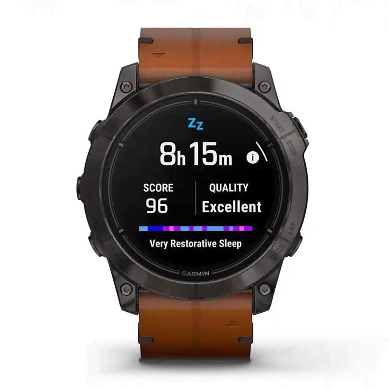 Часы Garmin EPIX Pro Gen 2 Sapphire Carbon Gray 51mm Chestnut Leather Band-2