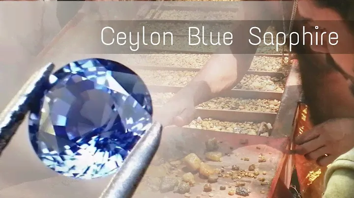 Ceylon Blue Sapphire Round directly from the gemstone mining | City of Gem Ratnapura Sri Lanka