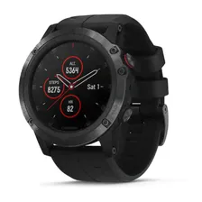 Garmin Fenix 5x Plus Sapphire черные с черным ремешком
