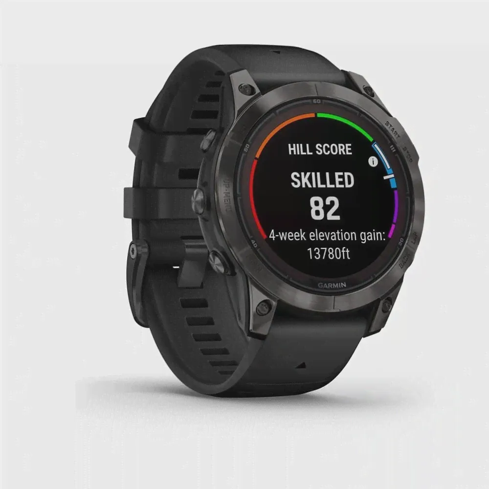 Умные часы Garmin Fenix 7 Pro Sapphire Solar 47мм Угольно-серый-1
