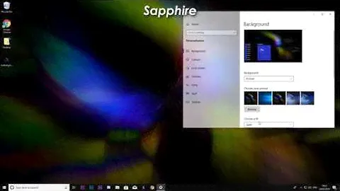 How to apply Sapphire Wallpapers.