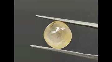 IGI Certified Ceylon 6.02 Carat Yellow Sapphire Gemstone, Pukhraj Stone