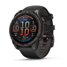 Garmin Fenix 8 47мм AMOLED Sapphire, угольно-черный DLC