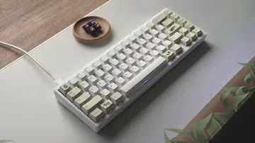 Lubed Tecsee Sapphire Tactile Switch Sound Test | PolyCaps Corn | KBD67Lite r2