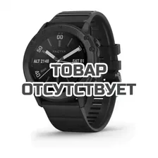 Умные часы черное DLC-покрытие с черным ремешком Garmin Tactix Delta Sapphire Edition