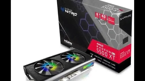 AMD Radeon RX 5500 XT Nitro + Unreal Benchmark