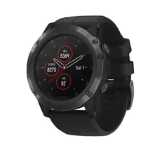FENIX 5X PLUS SAPPHIRE, GPS-спортивные часы мультиспорт, серый