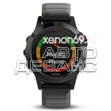 Garmin Fenix 5X Sapphire серые с металлическим браслетом