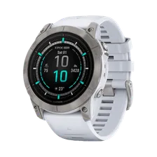 Смарт-часы Garmin EPIX PRO (Gen 2) Sapphire Edition 51мм Титановый. Белый