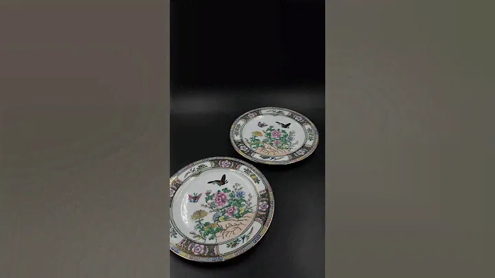 ✨Изысканные декоративные тарелки✨ Старый Китай   #antiques #antique #vintage