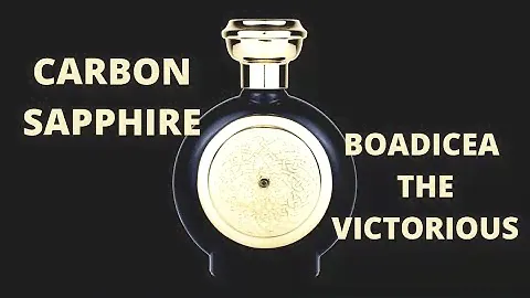 Carbon Sapphire. Boadicea the Victorious. Floral, Elegante, Lujosa