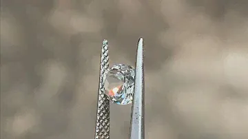1.28 Cts Natural White Sapphire Oval Cut Unheated Loose Gemstone Sri Lanka VVS