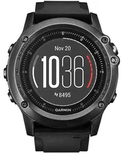 Спортивные часы Garmin Fenix 3 Sapphire HR с черным ремешком и встроенным пульсометром