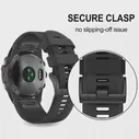 Силиконовый ремешок для часов 26 мм для Garmin Fenix 7X Sapphire Solar 6X Pro 5X Plus 3 HR Enduroспуск MK1 Mk2i, ремешок для часов (art.: 3920bc4e6cf64)