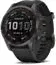Умные часы Garmin Fenix 7S Sapphire Solar 42mm Carbon Gray, с чёрным ремешком