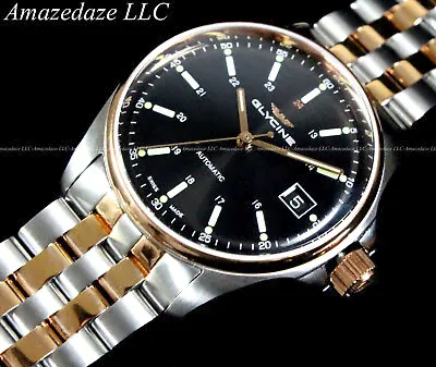 Часы на руку NEW Glycine Combat Sub6 SwissMade SW200 Automatic Stainless Steel Sapphire Watch-0